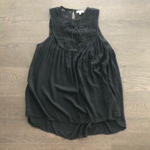 Aritzia Wilfred black tank blouse XXS